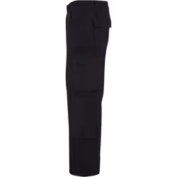 Urban Classics Mens Double Pocket Cargo Trousers - 30R, Black