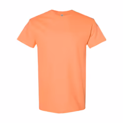 Gildan Mens Heavy Cotton T-Shirt - XL, Tangerine