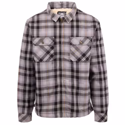 Trespass Mens Danehill Sherpa Lined Shirt - S, Storm Grey