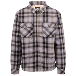 Trespass Mens Danehill Sherpa Lined Shirt - S, Storm Grey
