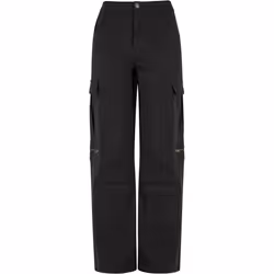 Urban Classics Womens/Ladies Utility Twill Stretch Loose Cargo Trousers - 26R, Black