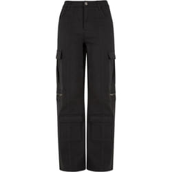 Urban Classics Womens/Ladies Utility Twill Stretch Loose Cargo Trousers - 26R, Black