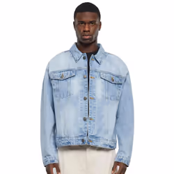 Urban Classics Mens Heavyweight Boxy Denim Jacket