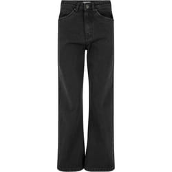 Urban Classics Womens/Ladies Denim Cropped Straight Leg Jeans - 26R, Black Wash
