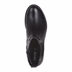Geox Womens/Ladies Rawelle Leather Ankle Boots - 4 UK, Black