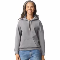 Gildan Unisex Softstyle Midweight Hoodie - XL, Cement
