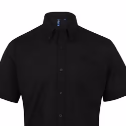 Premier Mens Signature Short-Sleeved Shirt - 20in, Black