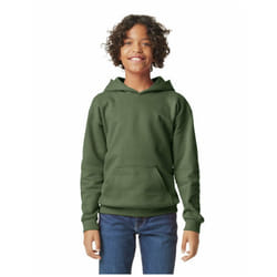 Gildan Childrens/Kids Softstyle Plain Midweight Hoodie - 12-13 Years, Military Green