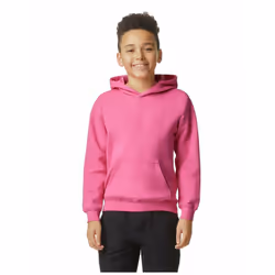 Gildan Childrens/Kids Softstyle Plain Midweight Hoodie - 3-4 Years, Pink Lemonade