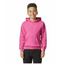 Gildan Childrens/Kids Softstyle Plain Midweight Hoodie - 3-4 Years, Pink Lemonade