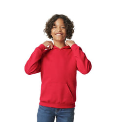 Gildan Childrens/Kids Softstyle Plain Midweight Hoodie - 12-13 Years, Red