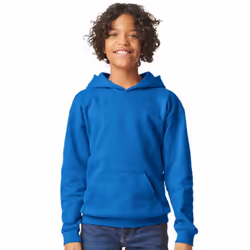 Gildan Childrens/Kids Softstyle Plain Midweight Hoodie - 3-4 Years, Royal Blue
