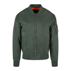 Urban Classics Mens Basic Bomber Jacket - M, Olive