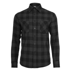Urban Classics Mens Checked Flannel Shirt