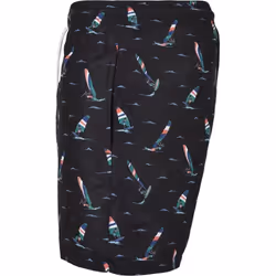 Urban Classics Mens Surf Print Swim Shorts