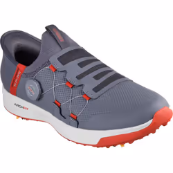 Skechers Mens Go Golf Elite Vortex Slip-on Golf Shoes - 7 UK, Charcoal/Red