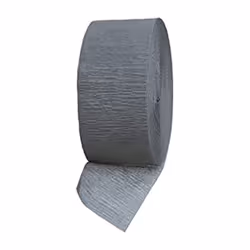 Unique Party Crepe Paper Streamers - One Size, Grey