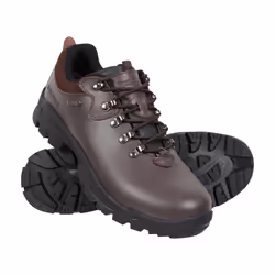 Mountain Warehouse Mens Latitude Extreme Leather Waterproof Walking Shoes - 10 UK, Brown