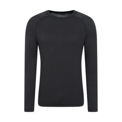 Mountain Warehouse Mens Keep The Heat Thermal Top - XXS, Black