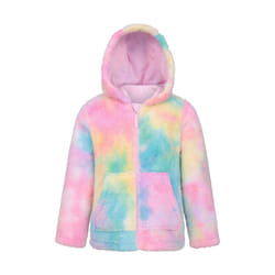 Mountain Warehouse Childrens/Kids Cosy Rainbow Full Zip Hoodie - 3-4 Years, Bright Pink