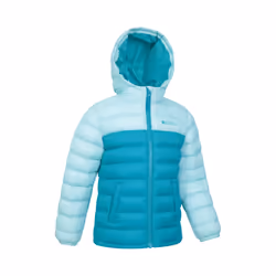 Mountain Warehouse Childrens/Kids Seasons Colour Block Padded Jacket - 7-8 Years, Teal