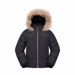 Mountain Warehouse Childrens/Kids Galaxy Short Padded Jacket - 7-8 Years, Black
