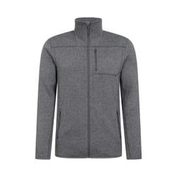 Mountain Warehouse Mens Helford Full Zip Fleece Jacket - XXS, Charcoal