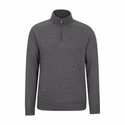 Mountain Warehouse Mens Bamburgh Half Zip Jumper - XXS, Charcoal