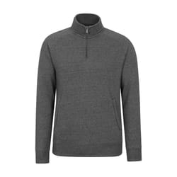 Mountain Warehouse Mens Bamburgh Half Zip Jumper - XXS, Charcoal