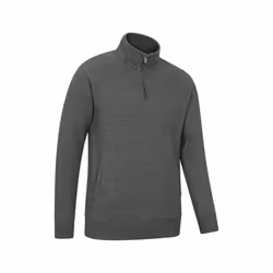 Mountain Warehouse Mens Bamburgh Half Zip Jumper - XXS, Charcoal