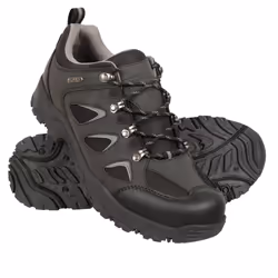 Mountain Warehouse Mens Adventure Waterproof Walking Shoes - 8 UK, Black