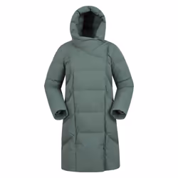 Mountain Warehouse Womens/Ladies Cosy Extreme II Wrap Down Jacket - 14 UK, Khaki Green