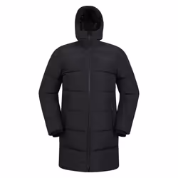 Mountain Warehouse Mens Vortex Longline Padded Jacket - XXS, Black