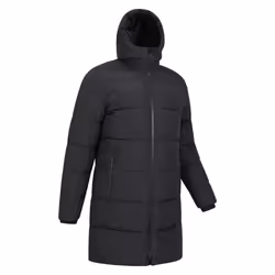 Mountain Warehouse Mens Vortex Longline Padded Jacket - XXS, Black
