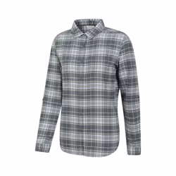 Mountain Warehouse Womens/Ladies Balsam Brushed Flannel Longline Shirt - 10 UK, Dark Green