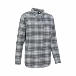 Mountain Warehouse Womens/Ladies Balsam Brushed Flannel Longline Shirt - 10 UK, Dark Green