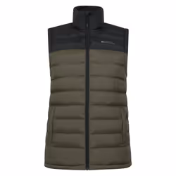Mountain Warehouse Mens Seasons II Padded Gilet - XS, Khaki Green