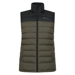 Mountain Warehouse Mens Seasons II Padded Gilet - XS, Khaki Green