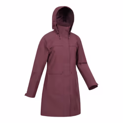 Mountain Warehouse Womens/Ladies Cloudburst Textured Waterproof Jacket - 8 UK, Burgundy