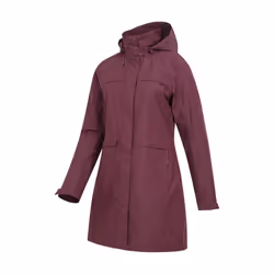 Mountain Warehouse Womens/Ladies Cloudburst Textured Waterproof Jacket - 8 UK, Burgundy
