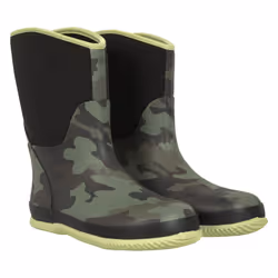 Mountain Warehouse Childrens/Kids Puddle Camo Wellington Boots - 4 UK, Black