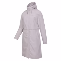 Mountain Warehouse Womens/Ladies Hilltop Extra Long Waterproof Jacket - 14 UK, Light Beige