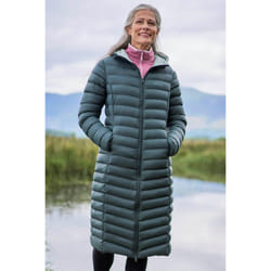 Mountain Warehouse Womens/Ladies Florence Extra Long Padded Jacket - 8 UK, Dark Khaki
