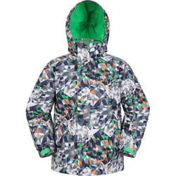 Mountain Warehouse Childrens/Kids Mogal Geometric Ski Jacket - 5-6 Years, Bright Blue