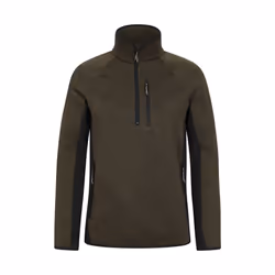 Mountain Warehouse Mens Treston Fleece Top - XS, Khaki Green