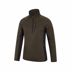Mountain Warehouse Mens Treston Fleece Top - 4XL, Khaki Green
