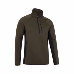 Mountain Warehouse Mens Treston Fleece Top - 4XL, Khaki Green