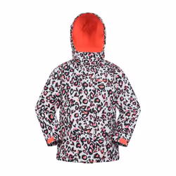 Mountain Warehouse Childrens/Kids Snowdrop Watercolour Ski Jacket - 2-3 Years, Coral