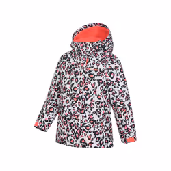 Mountain Warehouse Childrens/Kids Snowdrop Watercolour Ski Jacket - 2-3 Years, Coral