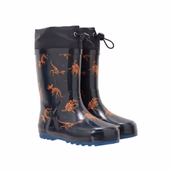 Mountain Warehouse Childrens/Kids Dinosaur Skeleton Wellington Boots - 12 UK Child, Teal